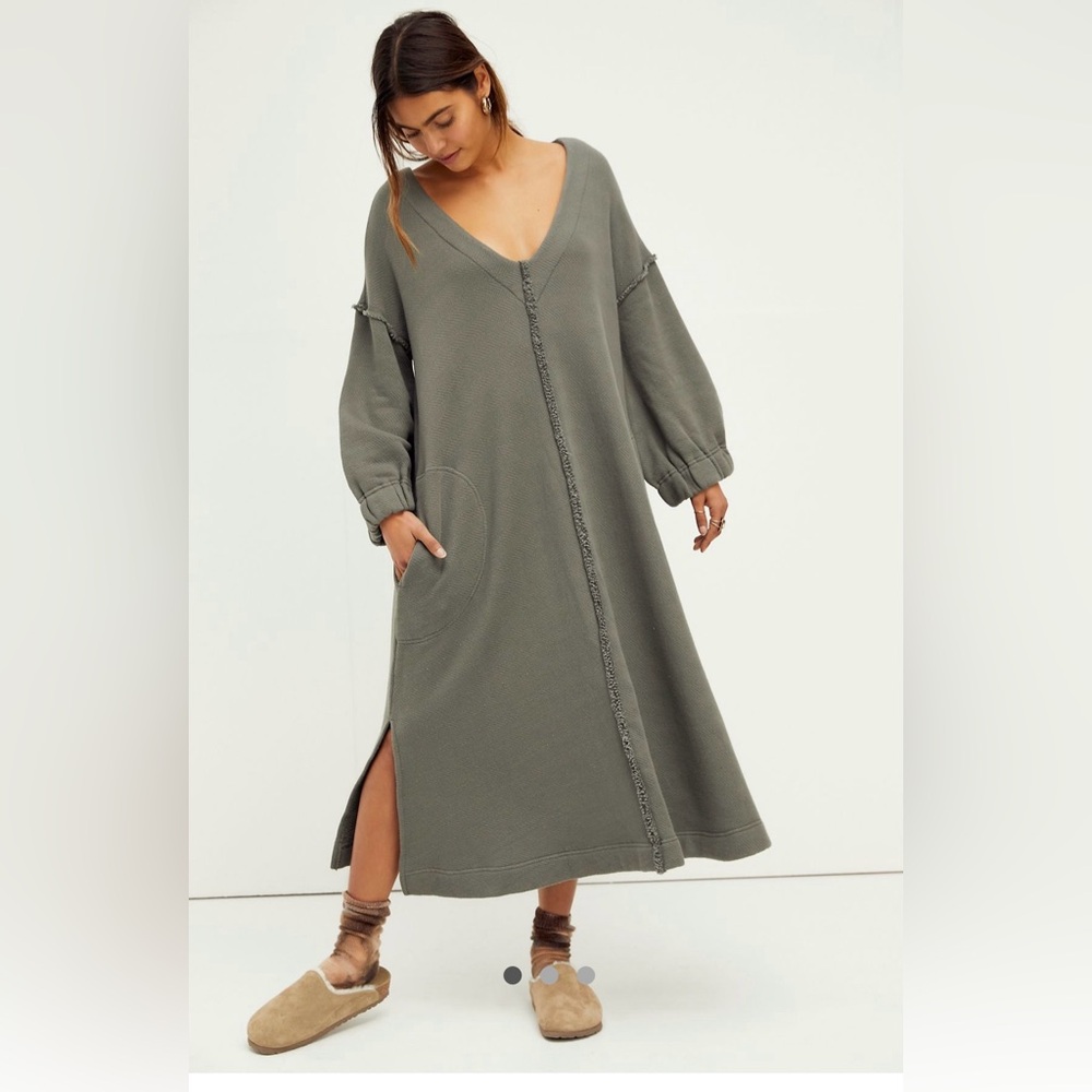 Free People, FP Beach,  Coast Line midi dress